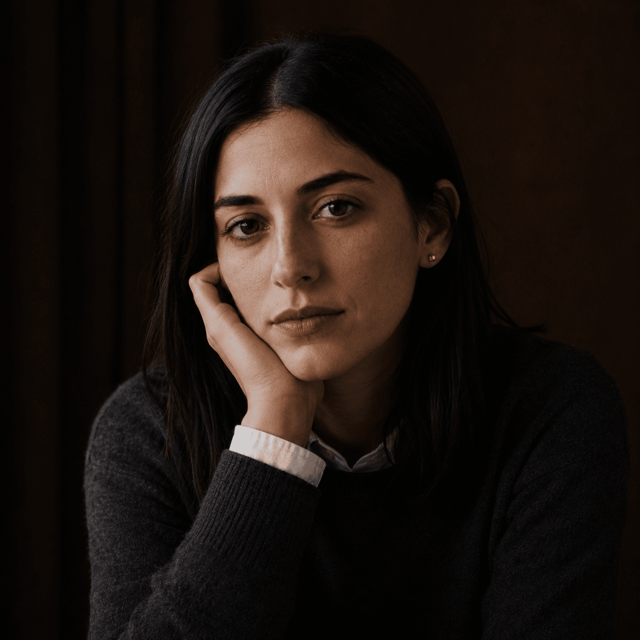 Portrait of Mira Halberstam, Sopciaga Curator
