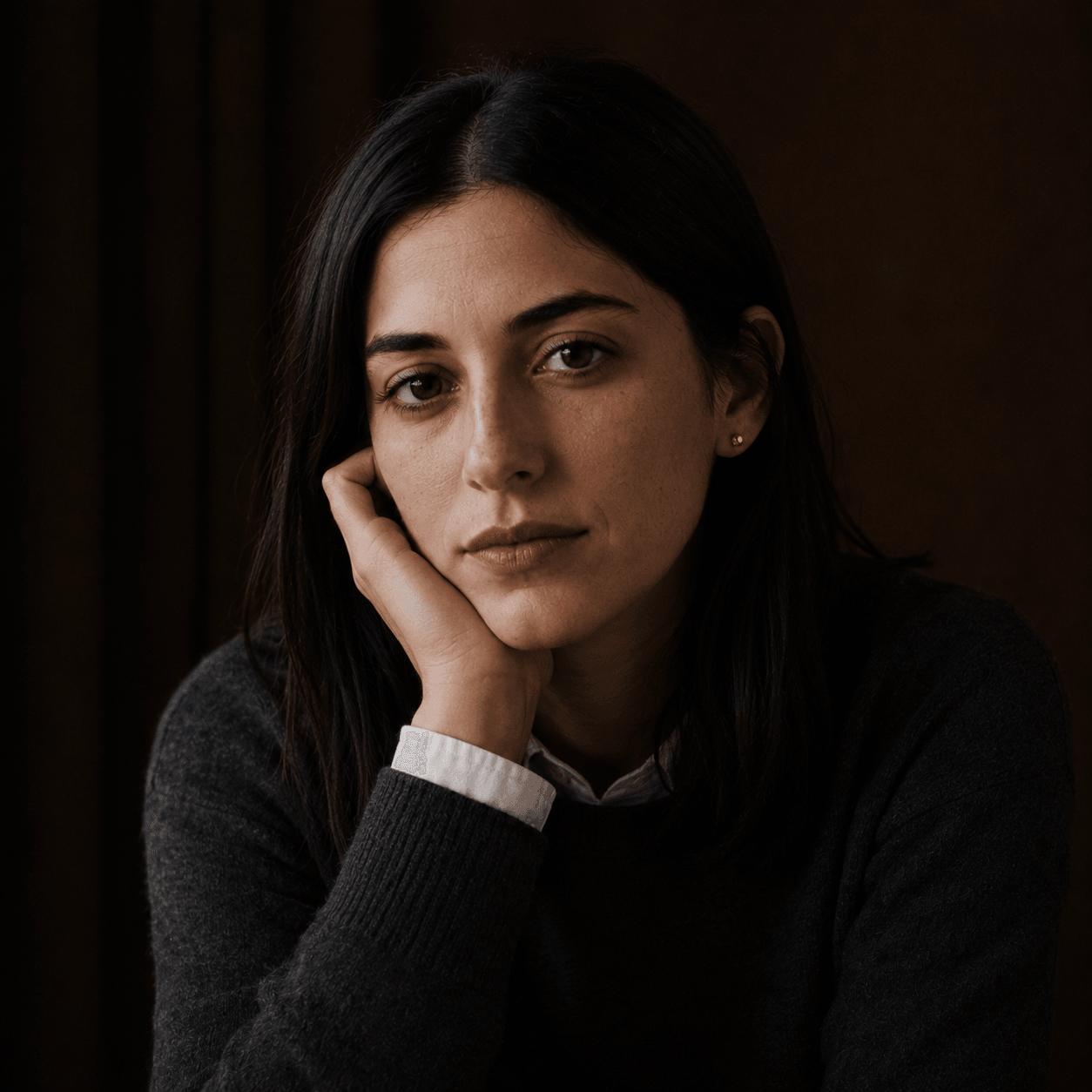 Portrait of Mira Halberstam, Sopciaga Curator